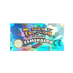 Pegatinas Metálicas Holográficas para Cartuchos de Juego ESP en Español, Versiones Leaf Green, Fire Red, Ruby, Emerald y Sapphire para GBA Game Boy Advance - Product Image 6