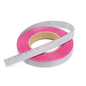 1.27mm Gray Flat Ribbon Data Cable Wire 6/8/10/12/16/30/40/50/60/64 Cores 28AWG UL2651 300V Electrical Wire