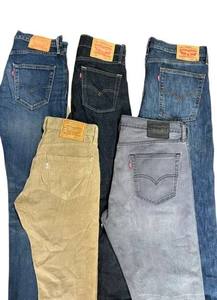 Venta al por mayor de jeans de mezclilla de algodón para mujer con pedrería de estrella, de tiro alto, corte recto, holgados, casuales, con bolsillos, suaves, lote a granel, mezcla aleatoria - Product Image 3