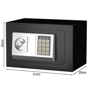 Caja Fuerte para el Hogar 20E, Caja <span class=keywords><strong>de</strong></span> Seguridad a Prueba <span class=keywords><strong>de</strong></span> Fuego para Almacenamiento <span class=keywords><strong>de</strong></span> Armas con Características <span class=keywords><strong>de</strong></span> Seguridad - Product Image 1