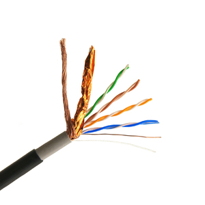 สายสื่อสารกลางแจ้งทำจาก <span class=keywords><strong>CAT6</strong></span> FTP สายเคเบิลเครือข่ายแลนอีเทอร์เน็ตทองแดง - Product Image 2