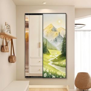 Dipinti da <span class=keywords><strong>Parete</strong></span> Moderni in Stile Art Deco a Tutta Altezza, Design Minimalista <span class=keywords><strong>con</strong></span> Specchi Nascosti, <span class=keywords><strong>Quadri</strong></span> Decorativi <span class=keywords><strong>con</strong></span> Specchi Integrati - Product Image 3