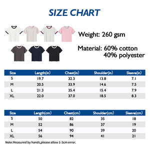 Camiseta Petite Regular Fit para mujer 2025 nueva llegada Color Block Sporty - Product Image 4