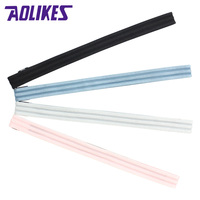 Aolikes bandeau élastique multicolore mince athlétique antidérapant bandeau de yoga bandeau respirant pour hommes et femmes