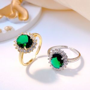 Anello Aperto a Forma di Loto per Donne, Minimalista e Regolabile, Anello da Dito alla Moda - Product Image 2