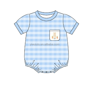 Easter Custom Children's Clothing Designs Spring Ruffles Baby Set <strong>Bunny</strong> Applique Boutique <strong>Girl</strong> <strong>Outfit</strong> - Product Image 4