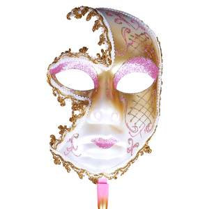 <span class=keywords><strong>Masque</strong></span> de carnaval vénitien élégant pour femmes <span class=keywords><strong>avec</strong></span> un bâton - Product Image 2