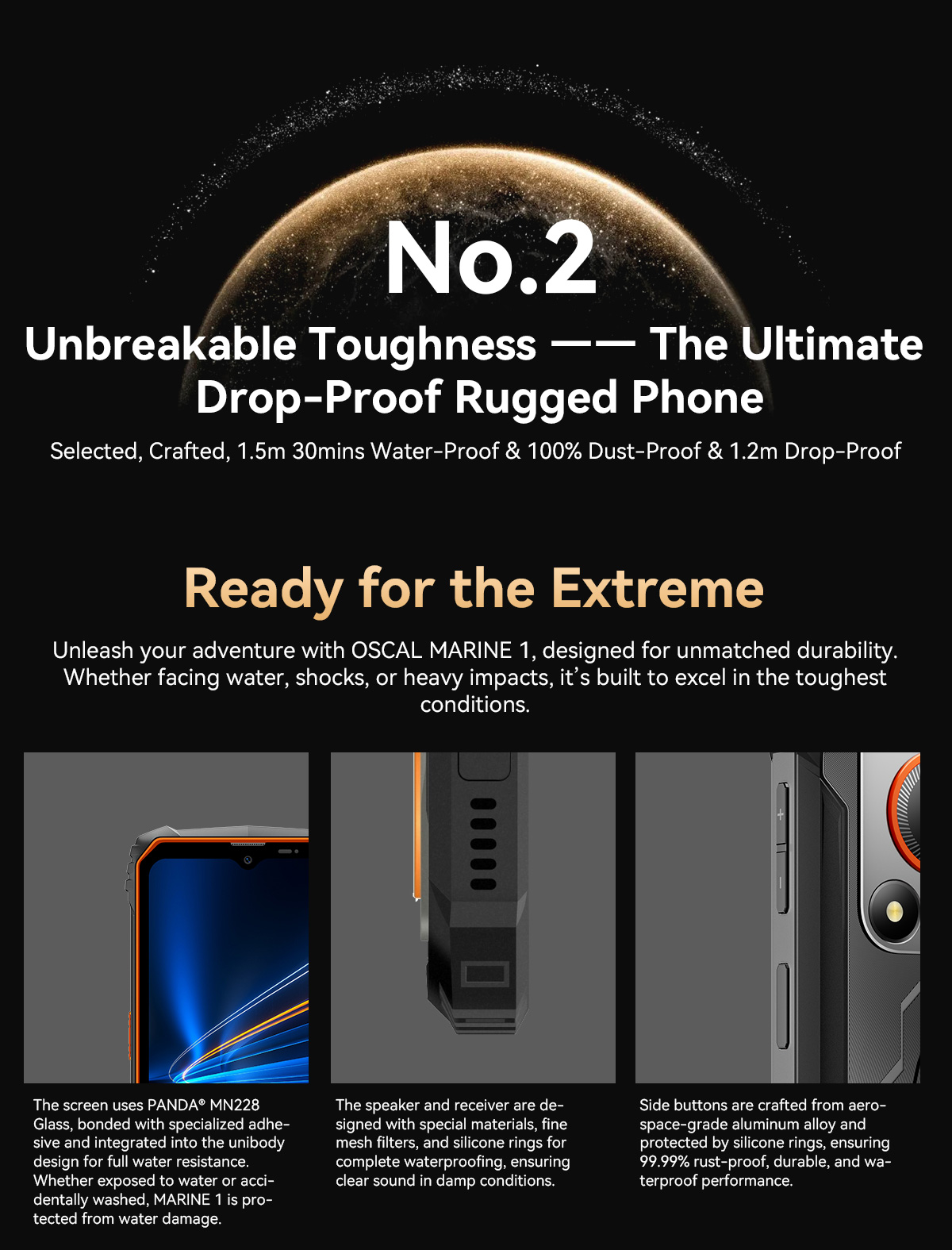 Blackview Oscal MARINE 1 グローバル版 128GB OSCAL | MARINE 1