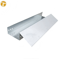 Plateau à câbles ventilé/perforé en acier au carbone galvanisé à fond plein, sur mesure OEM, avec couvercle, fabricant chinois