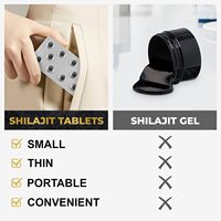 Comprimés de Shilajit de l'Himalaya Premium 500mg avec plus de 85 Oligo-éléments et Acide Fulvique - Énergie Naturelle et Stimulant Immunitaire - 60 Comprimés