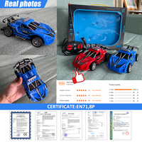 Voiture de sport télécommandée à grande vitesse 2,4 GHz, modèle de simulation 1:20, cadeau pour enfants
