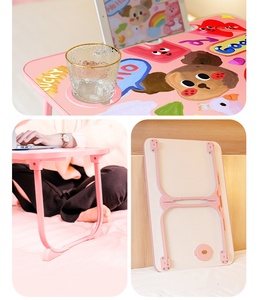 Mesa para ordenador portátil al por mayor, mesa plegable ajustable para ordenador portátil, mini escritorio multifunción para ordenador portátil de madera para sofá y cama de pie - Product Image 4