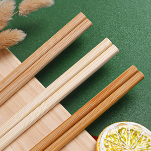 ตะเกียบไม้ไผ่ทรงกลม สีธรรมชาติ ผ่านการคาร์บอไนซ์ ไม่ทาสีหรือเคลือบแว็กซ์ สำหรับร้านอาหารและใช้ในครอบครัว มีหลายขนาดให้เลือก - Product Image 3