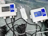 Détecteur de CO2, NH3, température et humidité pour poulailler, moniteur mural de qualité de l'air avec WIFI pour CO2, NH3, Temp, RH