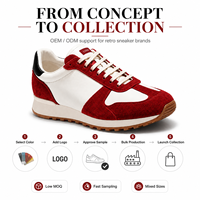 Chaussures de style rétro personnalisées à marque privée, baskets basses unisexe pour le quotidien avec semelle en caoutchouc, chaussures de marche personnalisées OEM ODM