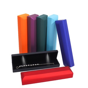Custom <b>LED</b> Jewelry Box Low MOQ Wholesale Luxury Rectangle Jewelry Packaging Box with <b>LED</b> Light Necklace Bracelet Display Box - Product Image 1