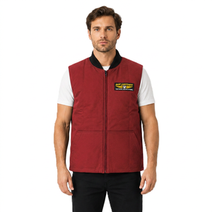 Gilet de travail en toile personnalisé pour charpentier |   Gilet de pêche en toile |   Gilet en toile de coton de qualité supérieure pour homme, idéal pour le travail en extérieur - Product Image 1