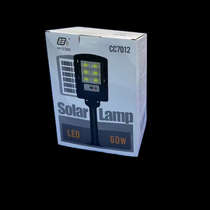 Venta Directa de Fábrica, Lámpara Solar LED para Jardín, Tipo Split de 60w, Pequeña, con Control Remoto, para Uso Doméstico - Product Image 2