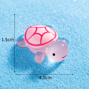 ลดกระหน่ำการ์ตูนเต่าขนาดใหญ่เรืองแสงเครื่องประดับ DIY กระเป๋าตาบอดเต่าเครื่องประดับอะคริลิค - Product Image 6