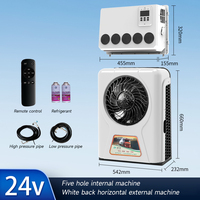 Climatiseur électrique 24V pour camion et voiture, système de climatisation portable pour stationnement, refroidisseur pour espace de stationnement de véhicule