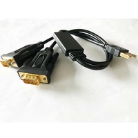 Nuevo Cable Adaptador USB RS232 Serial DB9 de 2 Puertos y 5 Metros con Chipset Utech FTDI 2026, Blindaje Trenzado, Conductores de Cobre Puro y PVC para Computadora