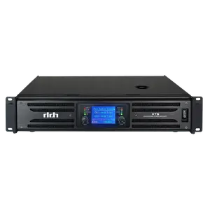 XTS400 2*400W 8OHM Professional Pre Amplifier Sound Feedback 2 Channel Phantom Power Mixer Amplifier