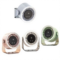 Nouveau ventilateur de table de bureau MLS6220 2026, rechargeable par USB, 1800 mAh, 5 vitesses, mini-ventilateur rafraîchissant pour l'été