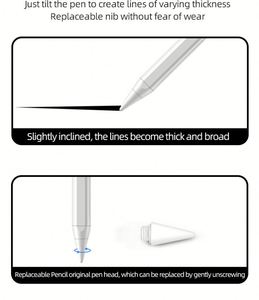 Stylet universel à pointe disque pour écran capacitif, compatible iPhone, <span class=keywords><strong>Samsung</strong></span>, téléphones Android, ordinateurs portables et tablettes - Product Image 3