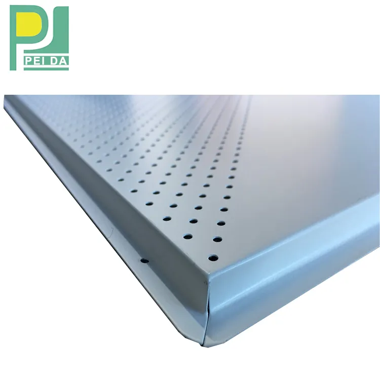Diverse Patroon 600*600mm Opgeschort Metalen Plafond Aluminium Plafond Board Lag In Plafond Tegels