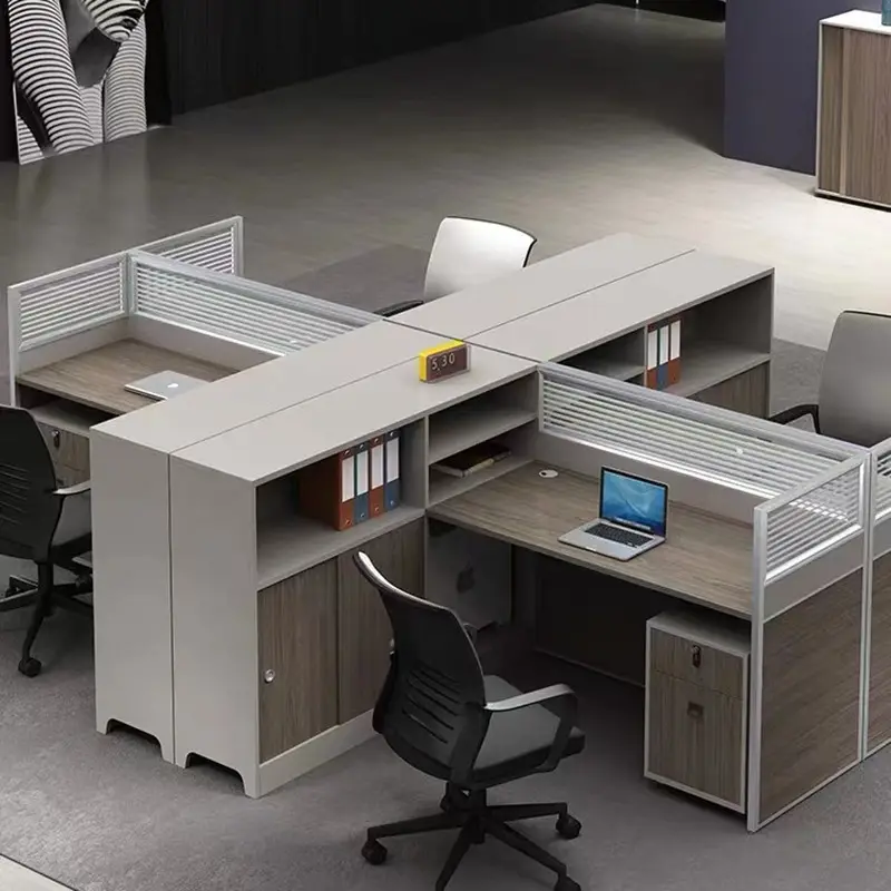 कंपनी के कर्मचारियों के JXT कार्यालय डेस्क और कुर्सी संयोजन