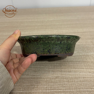 <span class=keywords><strong>Pot</strong></span> de fleurs bohème <span class=keywords><strong>en</strong></span> argile violette Yixing, pots à bonsaï ovales <span class=keywords><strong>en</strong></span> céramique émaillée, écologiques, classiques, rétro, pour jardin, intérieur et extérieur - Product Image 4