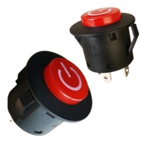 Bouton poussoir de démarrage à une touche 26 mm 3 broches 12 V pour voiture électrique pour enfants et véhicule télécommandé RC