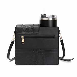 Outdoor 40oz Tumbler Crossbody Bag Crocodile Design Water Cup <b>Storage</b> for Women Bar Accessories Gift - Product Image 3