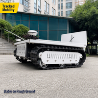 Véhicule de transport intelligent traqué pour l'exportation, personnalisé OEM, norme internationale, charge lourde, électrique, directement de l'usine
