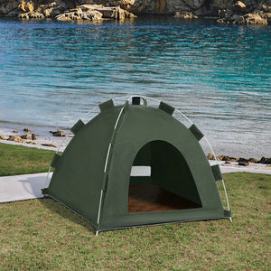 Cuccia Estiva di Lusso per Cani, Traspirante, Pieghevole, Ecologica in Materiale Oxford, con Bottoni, Colore Unico, Design Semplice - Product Image 6