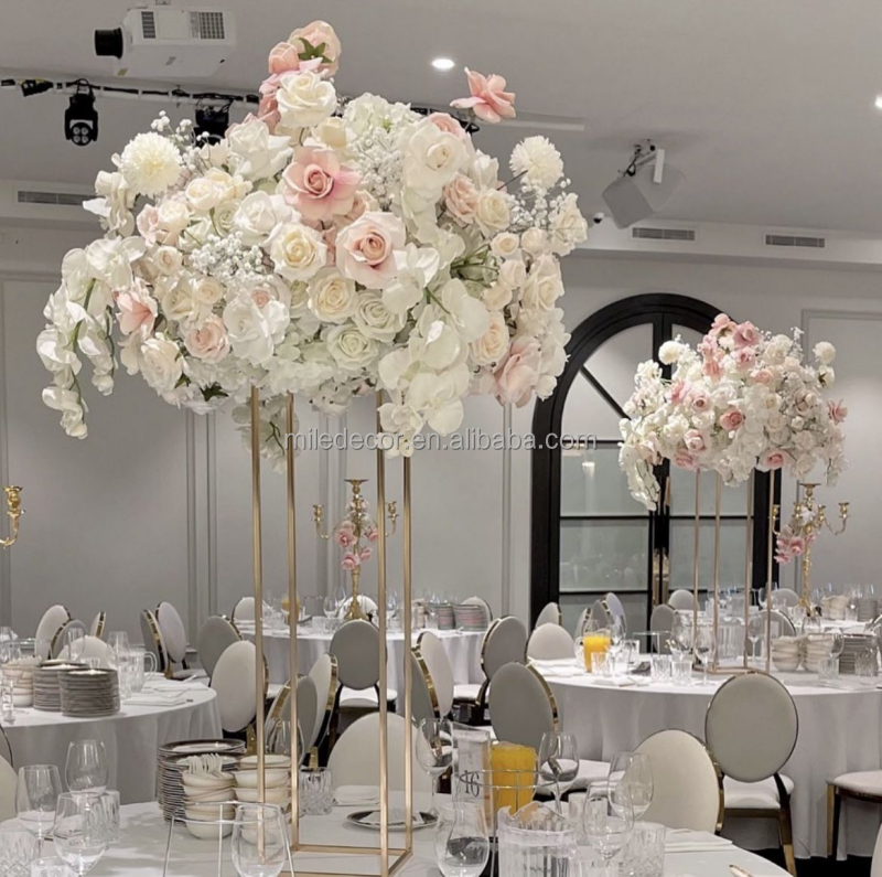 Tall Organza Handmade Flower for Wedding