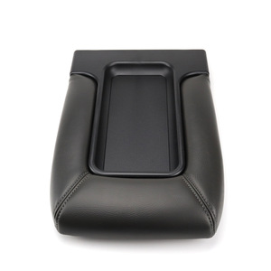 Chevrolet Center Console Armrest Cover Dark Gray Storage Box <b>ABS</b> Material - Product Image 1