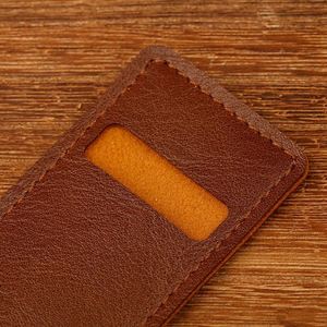 Vintage PU Leather Pen <b>Sleeve</b> - Personalized Single/Double Pen Pouch for Students & Professionals - Bulk Options Available - Product Image 4