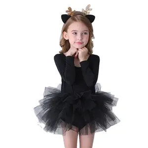 Menina Ballet TuTu Dress Profissional Crianças Dança Festa Stage Dance Wear Traje Princesa Vestido De Noiva