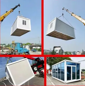 Casa Contenedor Inteligente Expandible de 20 pies, Casa Modular Prefabricada, Mini Casa de Dos Dormitorios, Cabaña Portátil de Lujo para Uso Global - Product Image 5
