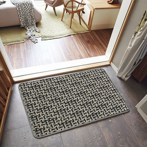 Paillasson d'entrée intérieure imprimé sur mesure Pile boucle antidérapante avec qualité fiable lavable pour hôtels - Product Image 1