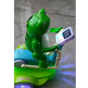 Juguete Eléctrico de Rana, Bicicleta de Ejercicio con Luz y Música - Product Image 5