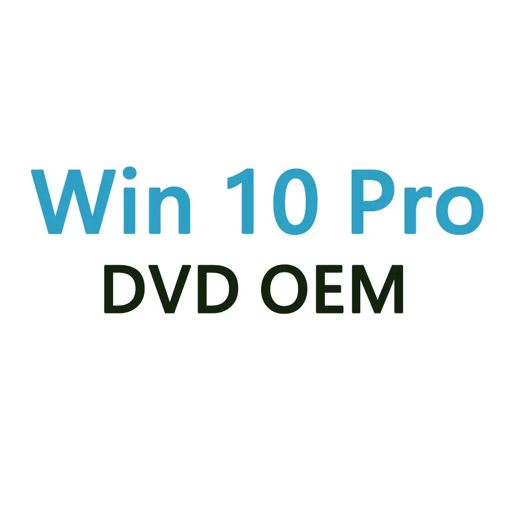 Win 10 Pro DVD OEM Win 10 Pro OEM DVD חבילה מלאה Win 10 DVD מקצועי 6 חודשים אחריות משלוח מהיר