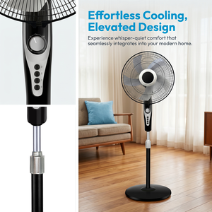 Ventilateur sur pied 18 pouces au <span class=keywords><strong>meilleur</strong></span> <span class=keywords><strong>prix</strong></span> – Ventilateur domestique électrique standard personnalisé - Product Image 1
