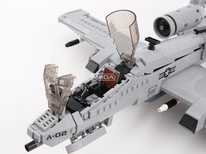 917pcs xây dựng gạch máy bay quân sự A10 WARTHOG máy bay chiến đấu tấn công máy bay phản lực Thunderbolt II cho bé trai Đồ chơi khối xây dựng máy bay - Product Image 6