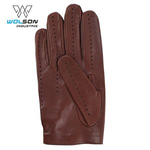 Guantes de conducción de moda personalizados Guantes de conducción de alta calidad Guantes de conducción de cuero de dedo completo para hombres de calidad superior Unisex. - Product Image 3
