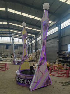 Colorido venta directa de fábrica de alta calidad para personas solteras Torre Eiffel Bungee Jumping Equipment Adulto/Niños Bungee Trampoline - Product Image 4