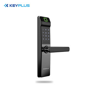 Serrures de porte d'appartement résidentiel WIFI BLE numérique chaud empreinte digitale mot de passe carte clé intelligente - Product Image 4