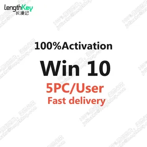 Подлинный Win 10 профессиональная Лицензия розничный ключ Win 10 Pro ключ 100% онлайн ключ активации код 5PC Win 10 Pro