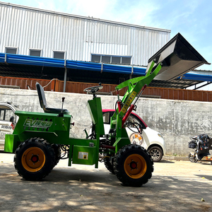 Мини-погрузчик 800 кг 600 кг высококачественный микро маленький сочлененный колесный погрузчик компактный электрический мини колесный погрузчик - Product Image 6